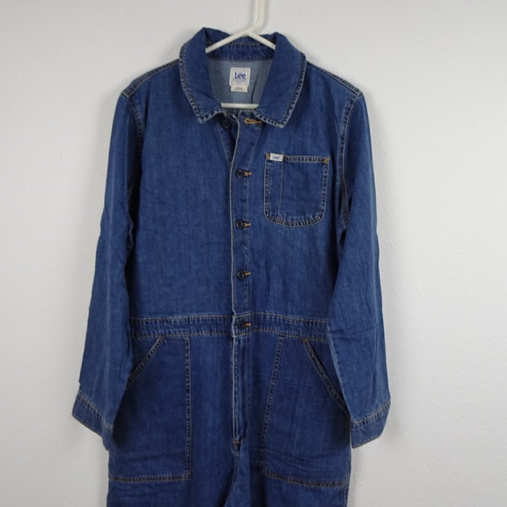 Lee Workwear Union Alls Jumpsuit Women's Size XL Coveralls Blue Denim NEW - Picture 3 of 10